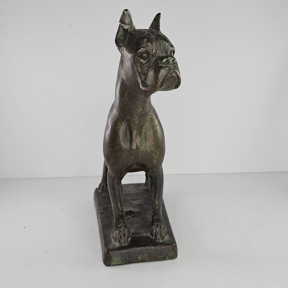 Vintage Austin Productions Boxer Dog Statue *FLAW* *Repaired* - Picture 4 of 16
